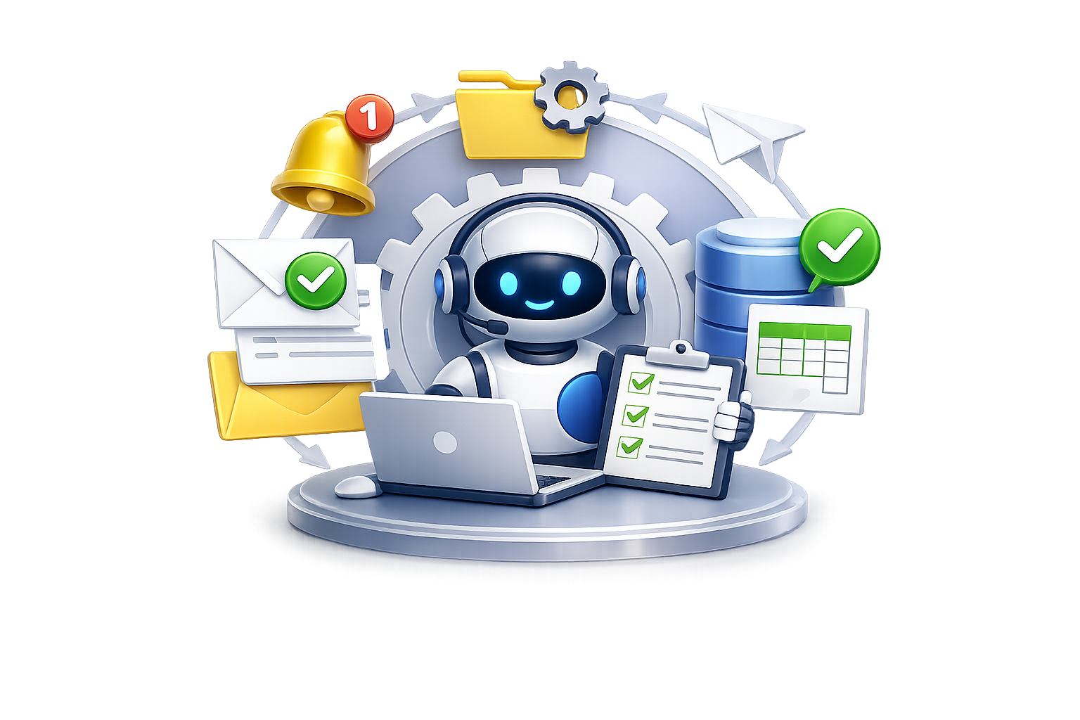 Asistente virtual de automatización de procesos y reducción de carga administrativa